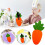 Easter Carrot Utensil Holders Spring Table Decoration 1