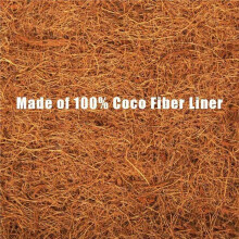 10PCS Round Replacement Liner for Hanging Basket, 12 Inch Coconut Fiber Plant Basket Liner for Garden Planter Flower Pot