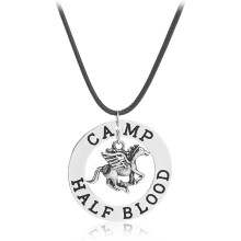 Camp Half-Blood Necklace Zinc Alloy Fashion Accessory