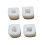 Snow House Candle Mold Set Silicone White 4 Pieces 5