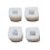 Snow House Candle Mold Set Silicone White 4 Pieces 7