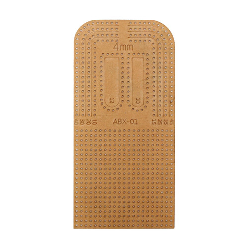 Leather Craft Punching Ruler Acrylic Template 4mm 1
