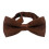 Light Brown Pre-Tied Bow Tie for Boys Polyester 1 Piece 1