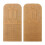 Leather Craft Punching Ruler Acrylic Template 4mm 7
