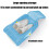 Oxford Cloth Shoe Storage Bag Blue 1PC 4