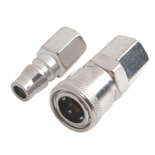 Quick Release Air Hose Fittings Coupler Connector 2 Pcs 2