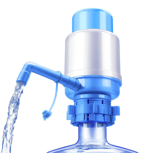 Plastic waterflespomp Handbediende waterdispenser Kunststof 1