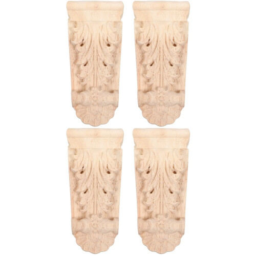 Wooden Corbels Decorative Corner Trim 4 pcs