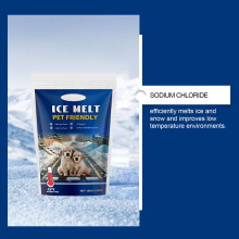 Snow Melt Agent for Concrete Floors with Sodium Chloride