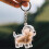 Dog Fur Memory Keychain Personalized Acrylic Corgi 1