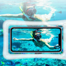 Waterproof Phone Bag IPX8 Floating Pouch for 7.5 Inch Phones