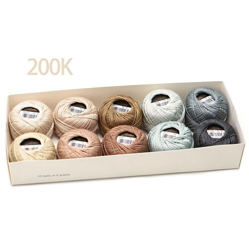 Double Mercerized Egyptian Cotton Pearl Thread Size 8 5g 10