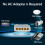 5-Port POE Extender Cat5e/6/6e 1000Mbps 3