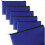 Rectangular Zipper Pouch Faux Leatherette 6 Pack 28 x 16 cm 5