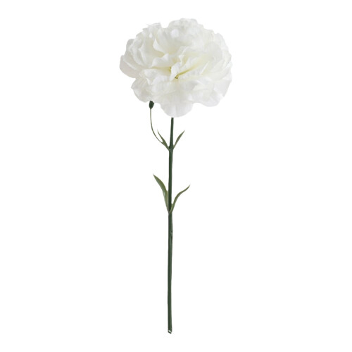Artificial Silk Carnation Picks with Stems 12 pcs