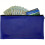 Rectangular Zipper Pouch Faux Leatherette 6 Pack 28 x 16 cm 6