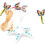 Interactive Cat Toy Blue 360 Rotating Electronic Butterfly 1