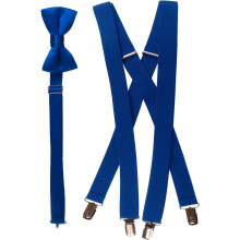 Bow Tie and Suspender Set Multiple Sizes Colors