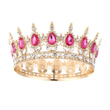 Rhinestone Bridal Headpiece Pink One Piece