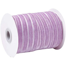 Green Single-Face Velvet Ribbon 50 Yards