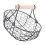 5X Wooden Handle Metal Retro Basket Portable Multi-Function Vegetable Fruit Egg Groceries Practical Storage Basket 8