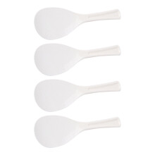 Rice Cooker Spoon Set White 4 Pcs