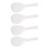 Rice Cooker Spoon Set White 4 Pcs 1
