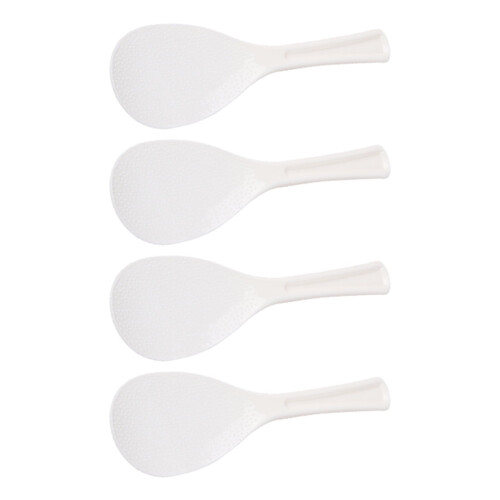 Rice Cooker Spoon Set White 4 Pcs