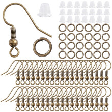 Earrings Set Hypoallergenic Hooks Jump Rings Backs 300 pcs