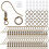 Earrings Set Hypoallergenic Hooks Jump Rings Backs 300 pcs 1