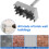 Steel Square Concrete Hole Punch for SDS Plus Rotary Hammer 6