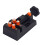 Black Plastic Mini Drill Press Vise Adjustable Jaw 1 Piece 4