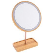 ROSENICE Square Tabletop Mirror with LED Lights 1 Set
