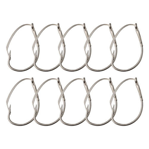 High Carbon Steel Wacky Rig Hooks 10 Pcs
