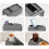 Silicone Couch Cup Holder Armrest Tray Grey 2