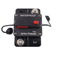 Circuit Breaker Holder Manual Reset 135A 12-48V DC Solar