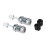 Tire Inflator Hose Adapter Valve Connector 6mm 2 pcs 5