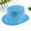 Top Hat Blue Victorian Jazz Hat 1 Piece 2