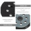 Sanding Pad Replacement for 8-Hole Hook Loop Sander 5