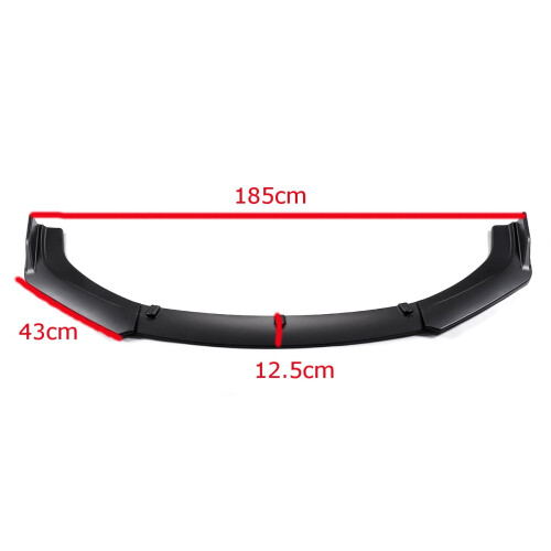 Front Lip Splitter Body Kit Matte Black 2