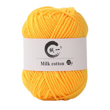 Milk Cotton Crochet Yarn Soft Versatile 25g Skein