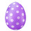 Inflatable Easter Eggs Purple 24 inch PVC Outdoor Decor 1