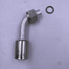 AC fitting beadlock crimp female O-ring 45 #8 nut/hose 1