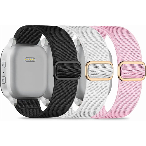 XiHAMA Nylon Solo Loop Band 20mm 3-Pack
