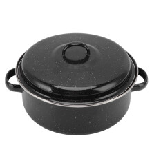 Nonstick Stainless Steel Roasting Pan with Iron Cover
