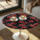 Round Washable Cocktail Tablecloth with Elastic Edges 24" 2