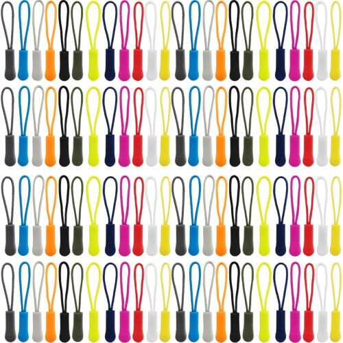 Zipper Pulls Nylon Cord 132 Pieces Non-slip Gripper 1