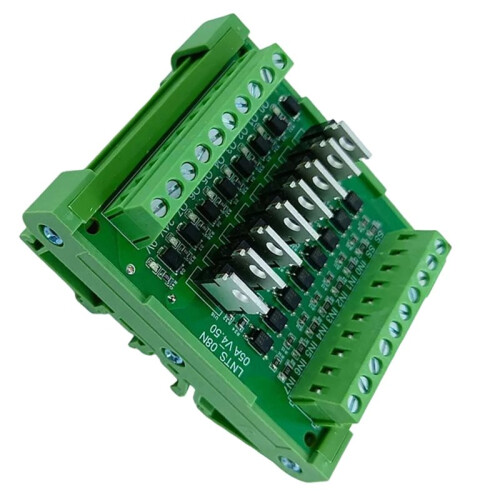 8-Channel Relay Module PLC Signal Drive Output Amplifier Board Industrial Control Board Industrial PLC Controller 2