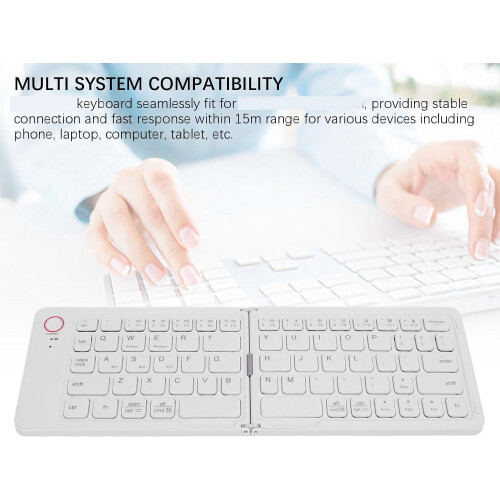 Foldable Bluetooth Keyboard with Stand 67-Key 1