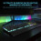 Mechanical Gaming Keyboard Punk Style RGB Backlight 104 Keys 2